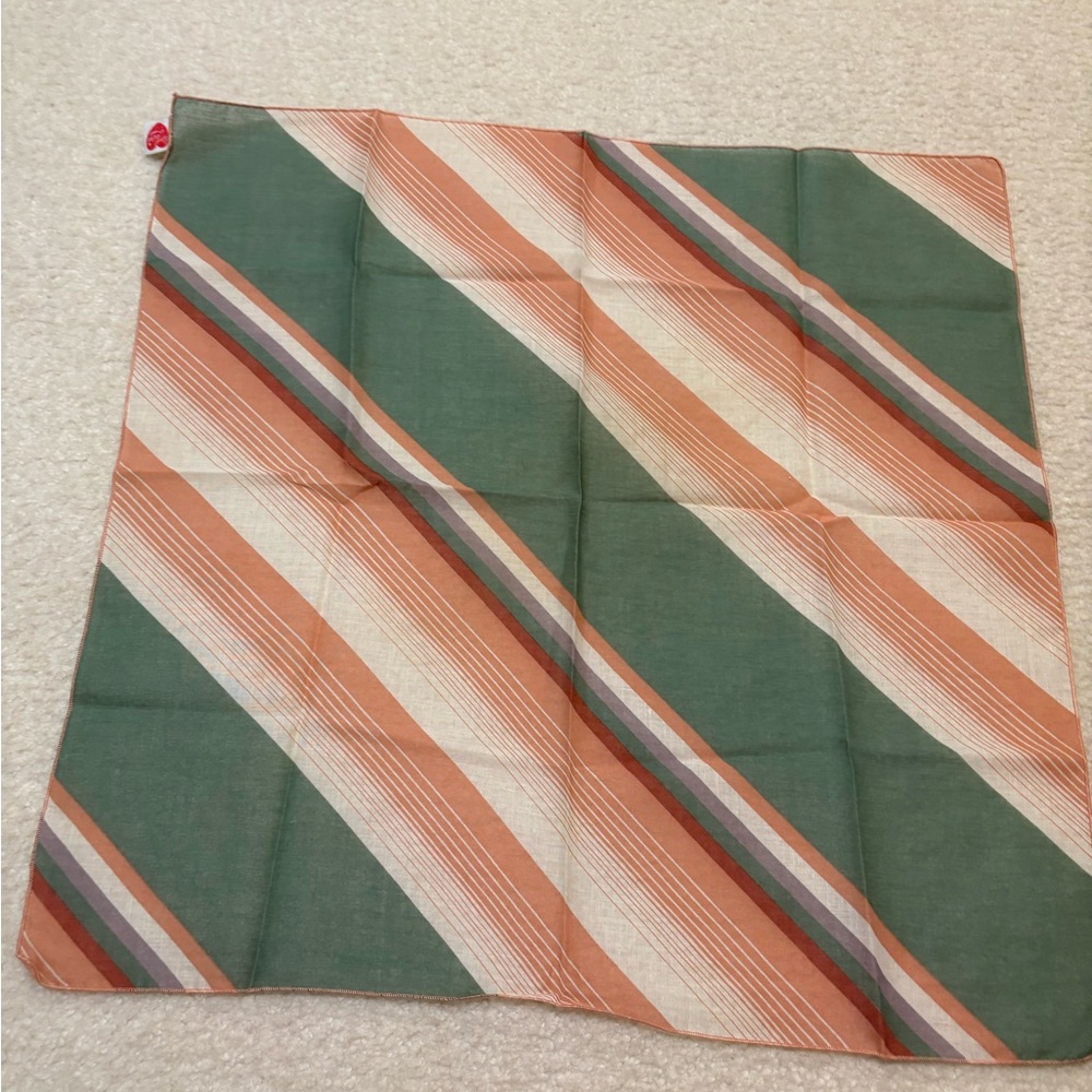 21x21 Plaid Scarf Bandana Vintage Carol Laurie 1970’s Square - Picture 5 of 14